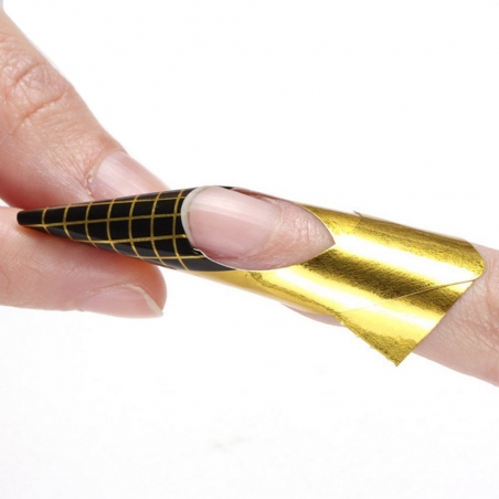 Nail Forms Gold 500 pièces